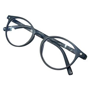 Navy Blue Round Frame UK CA Readers ZL01 C1 +2.00